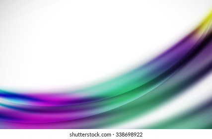 3d colorful wave line, abstract background with light and shadow effects. Wavy pattern, layout