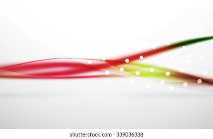 3d colorful wave line, abstract background with light and shadow effects. Wavy pattern, layout