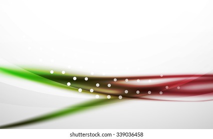 3d colorful wave line, abstract background with light and shadow effects. Wavy pattern, layout