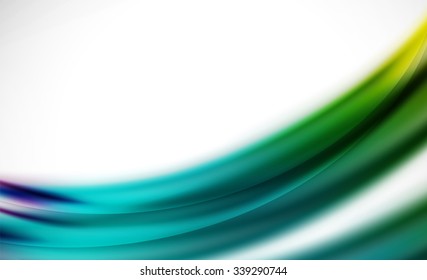 3D bunter Wellenlinie, abstrakter Hintergrund mit Licht- und Schatteneffekten. Wavy-Muster, Layout