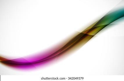 3d colorful wave line, abstract background with light and shadow effects. Wavy pattern, layout