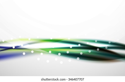 3d colorful wave line, abstract background with light and shadow effects. Wavy pattern, layout