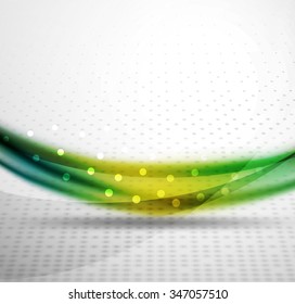 3d línea de onda colorida, fondo abstracto con efectos de luz y sombra. Patrón ondulado, disposición