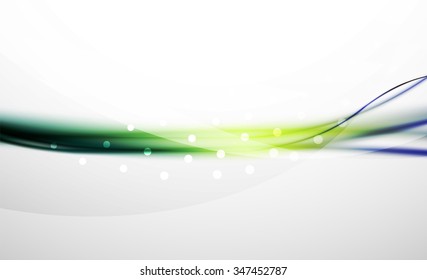 3d colorful wave line, abstract background with light and shadow effects. Wavy pattern, layout