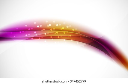 3d colorful wave line, abstract background with light and shadow effects. Wavy pattern, layout