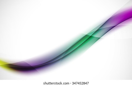 3d colorful wave line, abstract background with light and shadow effects. Wavy pattern, layout