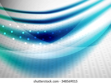 3d colorful wave line, abstract background with light and shadow effects. Wavy pattern, layout