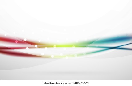 3d colorful wave line, abstract background with light and shadow effects. Wavy pattern, layout