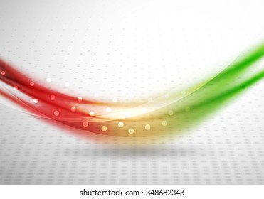 3d colorful wave line, abstract background with light and shadow effects. Wavy pattern, layout