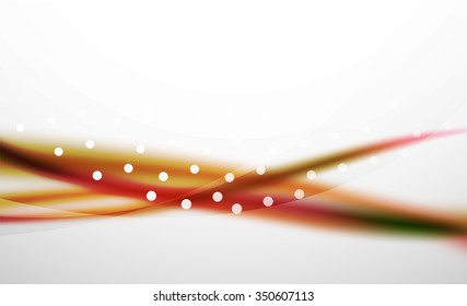 3d colorful wave line, abstract background with light and shadow effects. Wavy pattern, layout