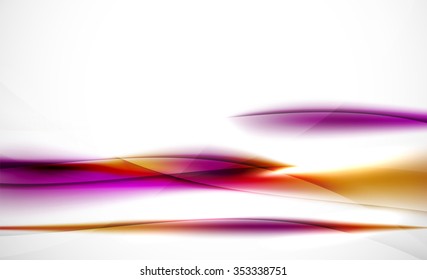 3d colorful wave line, abstract background with light and shadow effects. Wavy pattern, layout