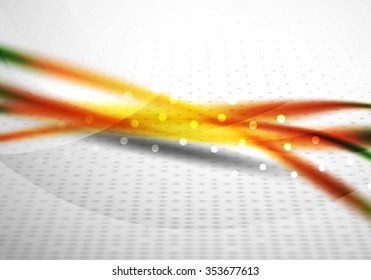 3d colorful wave line, abstract background with light and shadow effects. Wavy pattern, layout