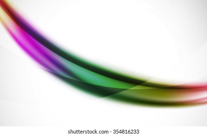 3d colorful wave line, abstract background with light and shadow effects. Wavy pattern, layout
