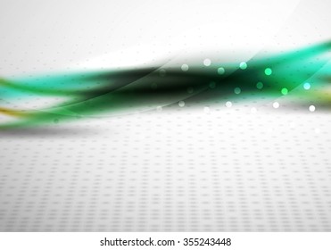 3d línea de onda colorida, fondo abstracto con efectos de luz y sombra. Patrón ondulado, disposición