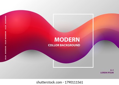3d ondas coloridas ondas dinámicas abstractas