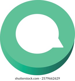 3d comment speech bubble icons collection set. message chat bubble 3d vector icon in vibrant pink, green, blue colors for chatting, messaging, communication apps, social media interface