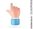 hand click icons 3d