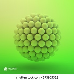3D concept illustration. Vector template.