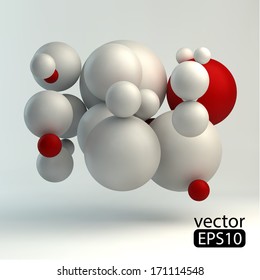 3D concept illustration. Vector template8