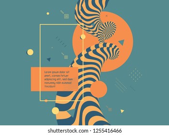 3d cover design template. Asian vector illustration. Pattern can be used as a template for brochure, annual report, magazine, poster, presentation, flyer and banner.