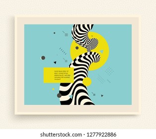 3d cover design template. Asian vector illustration. Pattern can be used as a template for brochure, annual report, magazine, poster, presentation, flyer and banner.
