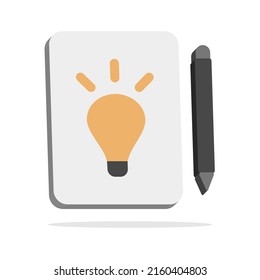 3d creative writing and storytelling concept in minimal cartoon style