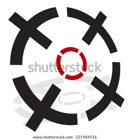 3d Crosshairs, reticle