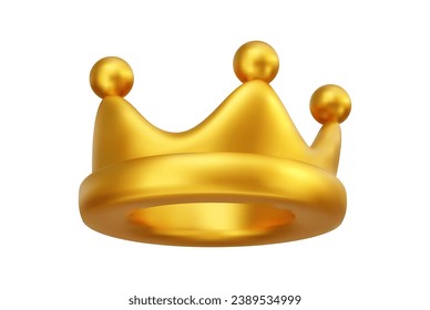 Objeto de corona 3D y símbolos para el juego. Elementos de protección y restablecimiento de la salud, elementos auxiliares. Colección de iconos de representación 3d para una aplicación o interfaz de juego.