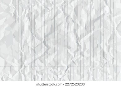 3D Crumpled Paper Background Design.