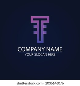3D crypto currency Logo letter T symbol, Modern, Tech, Mining, Bitcoin, Digital, Icon
