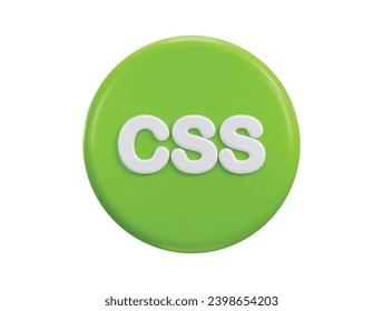 3d css icon symbols of software language