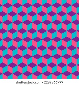 3d cube abstract background design