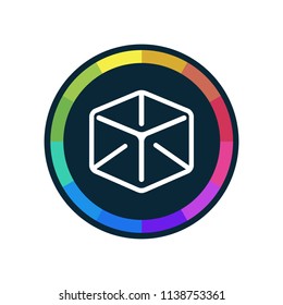 3D Cube - App Icon
