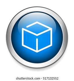 3d cube button