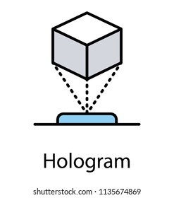 
A 3d cube environment, virtual reality
