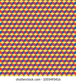 3D Cube Geometric Pattern