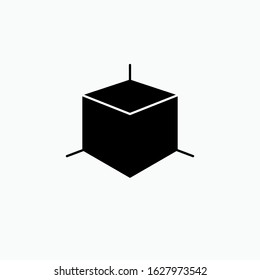 3D Cube Icon. Multi Dimension Shape Illustrations, Vector Sign & Trendy Symbol. 3D Cube Icon. Multi Dimension Shape Illustrations, Vector Sign & Trendy Symbol.