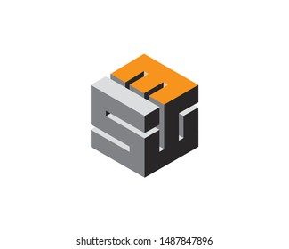 3d cube with initial letter s w i g e 3 