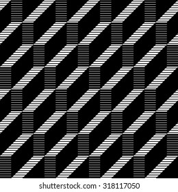 3-d cube pattern