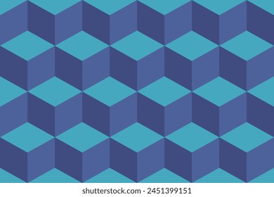 3d cube seamless pattern modern design