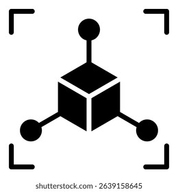 3D Cube Simple Vector Icon Collection