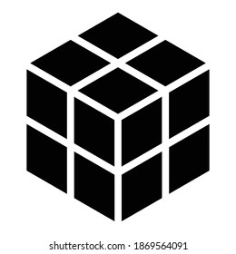 3D Cube, Square icon, symbol and logo (Series)