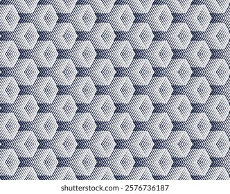 3D cubes seamless background, abstract tiling endless pattern with blocks, cubic optic construction wallpaper, surreal op art surface modular abstraction.