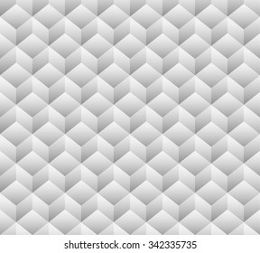 3d cubes seamless pattern. Vector art.