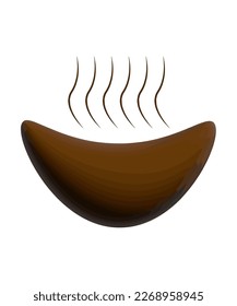 3d cup realistic vector isolated white of coffee with spoon, top and side view, cappuccino, mocha, latte, cocoa, americano, espresso, 