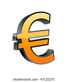 3d currency  icon vector illustration