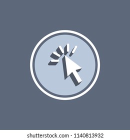3d Cursor vector icon