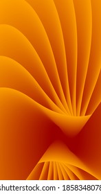 3d curved background vector design of dark yellow gradient color for wallpapers and banners