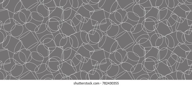 3D cylinder pattern. Seamless pattern. Vector.