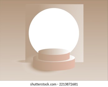 
Juego de pedestal cilíndrico 3D Productos de colocación y trabajos de iluminación estudio de podio